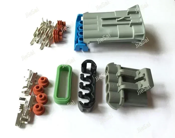 Auto 4 Pin Waterproof Wiring Harness Connector Speaker Wire Clip Connector