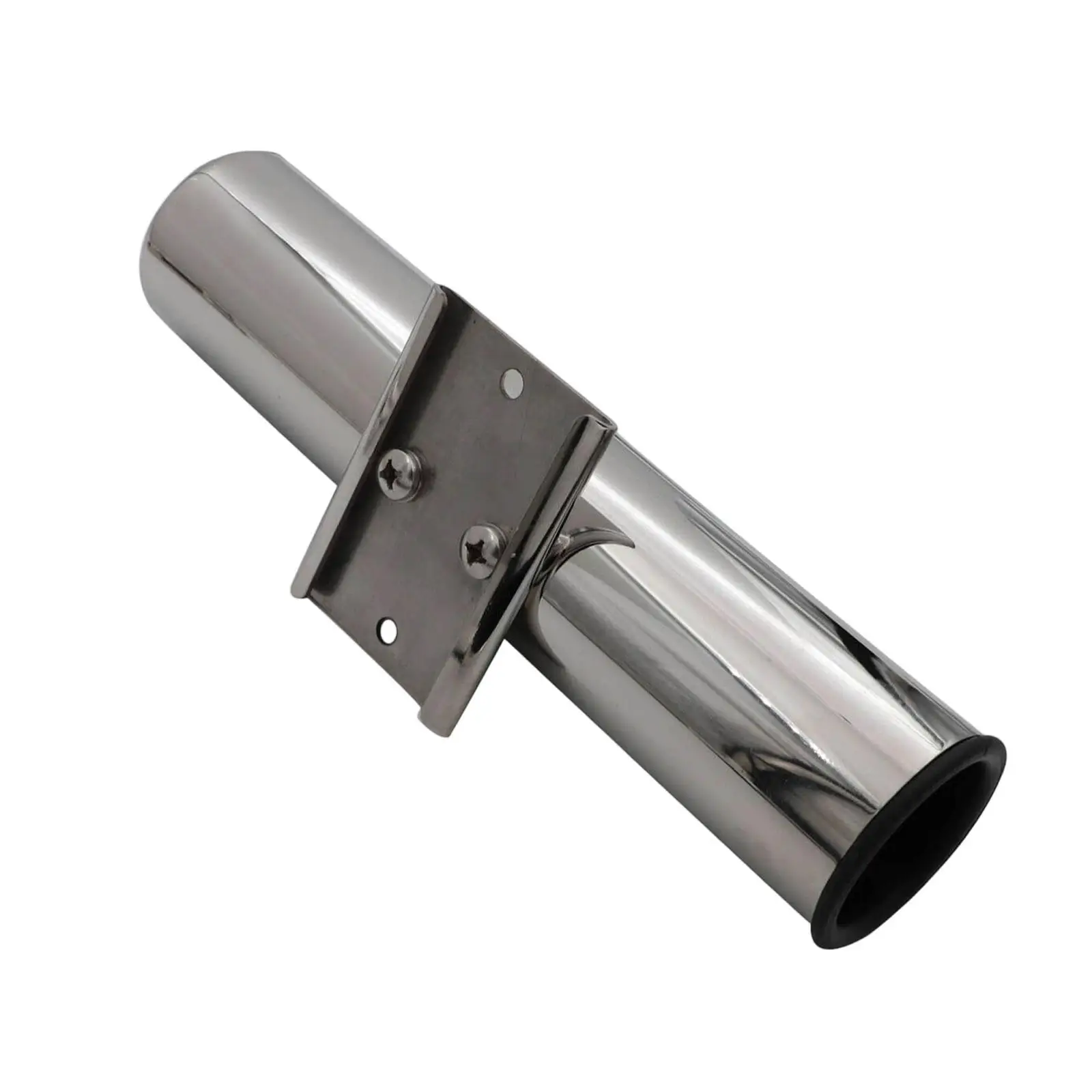 

Поддержка держателя удочки Прочный аксессуар Простая установка со вставкой из ПВХ Крепление для яхты из нержавеющей стали Гнездо для удочки