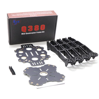 Q380 380 mm Multirotor-Rahmensatz, integrierter Formmaschinenarm aus Glasfaser