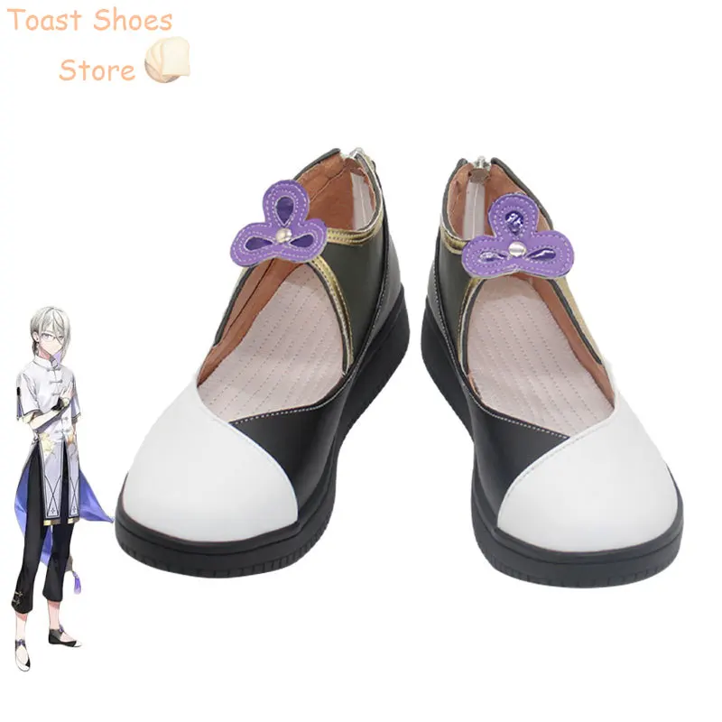 Lan Li Cosplay Sapatos, Jogo FGO Prop, Sapatos de couro PU, Botas de Carnaval de Halloween, Costume Prop