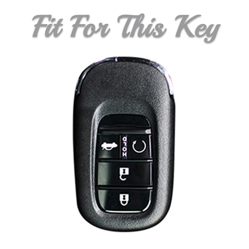 For Honda HR-V CR-V CRV Civic Accord 2021 2022 2023 4 Buttons TPU Car Key Case Cover Auto Shell Fob Holder  Keychain Accessories