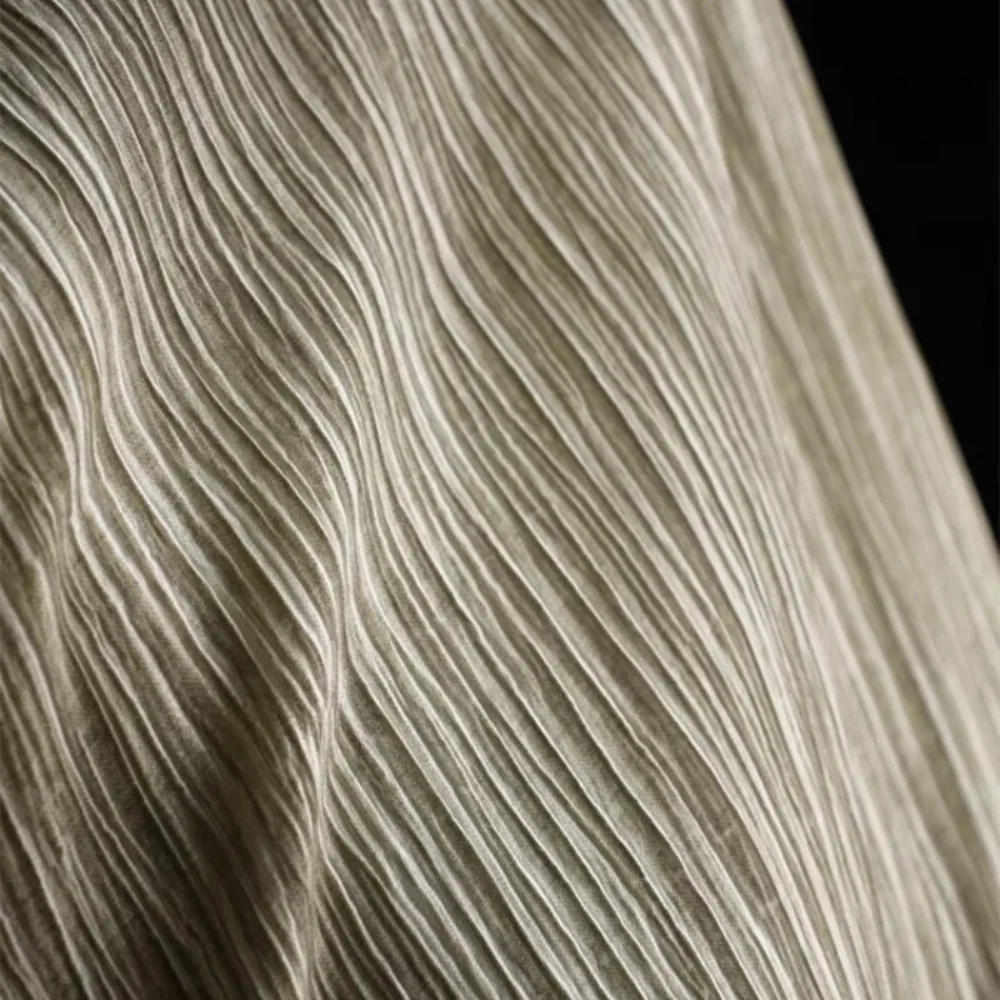 

Ретро плиссированная ткань, подарочная одежда, дизайнерская одежда в китайском стиле, ткань для шитья своими руками, пришить метрам, оптовая продажа ткани