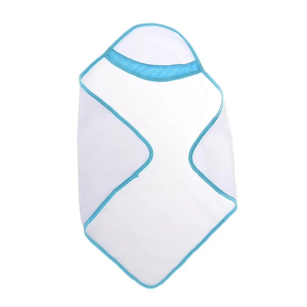 محاكاة 5.72 سم منشفة حمام لحديثي الولادة بطانية قماط للأطفال للنوم واللون الأزرق