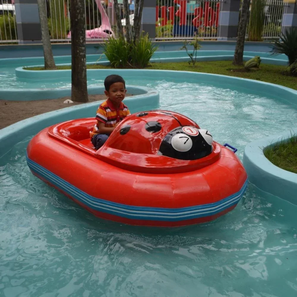 

Factory for sale fiberglass electric inflatable adult and kid for pool water bumper boat