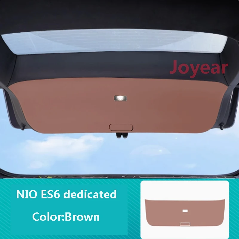 

For NIO ES6 2023 2024 Car PU Rear Trunk Tailgate Protective Pad Scratch-resistant Protection Decoration Sticker Accessories