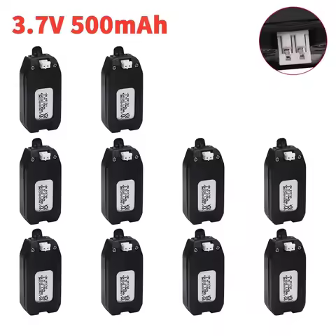 RC Drone Battery 3.7V 500mAh Lithium Battery For NH330 RH821 Four Axis Aircraft RC UAV Battery Accessories 3.7V Batteries