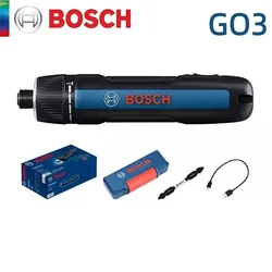 Conjunto de chaves de fenda elétrica Bosch-GO 3, furadeira manual sem fio, chave de fenda recarregável, ferramenta elétrica multifuncional, 3.6V, 5Nm