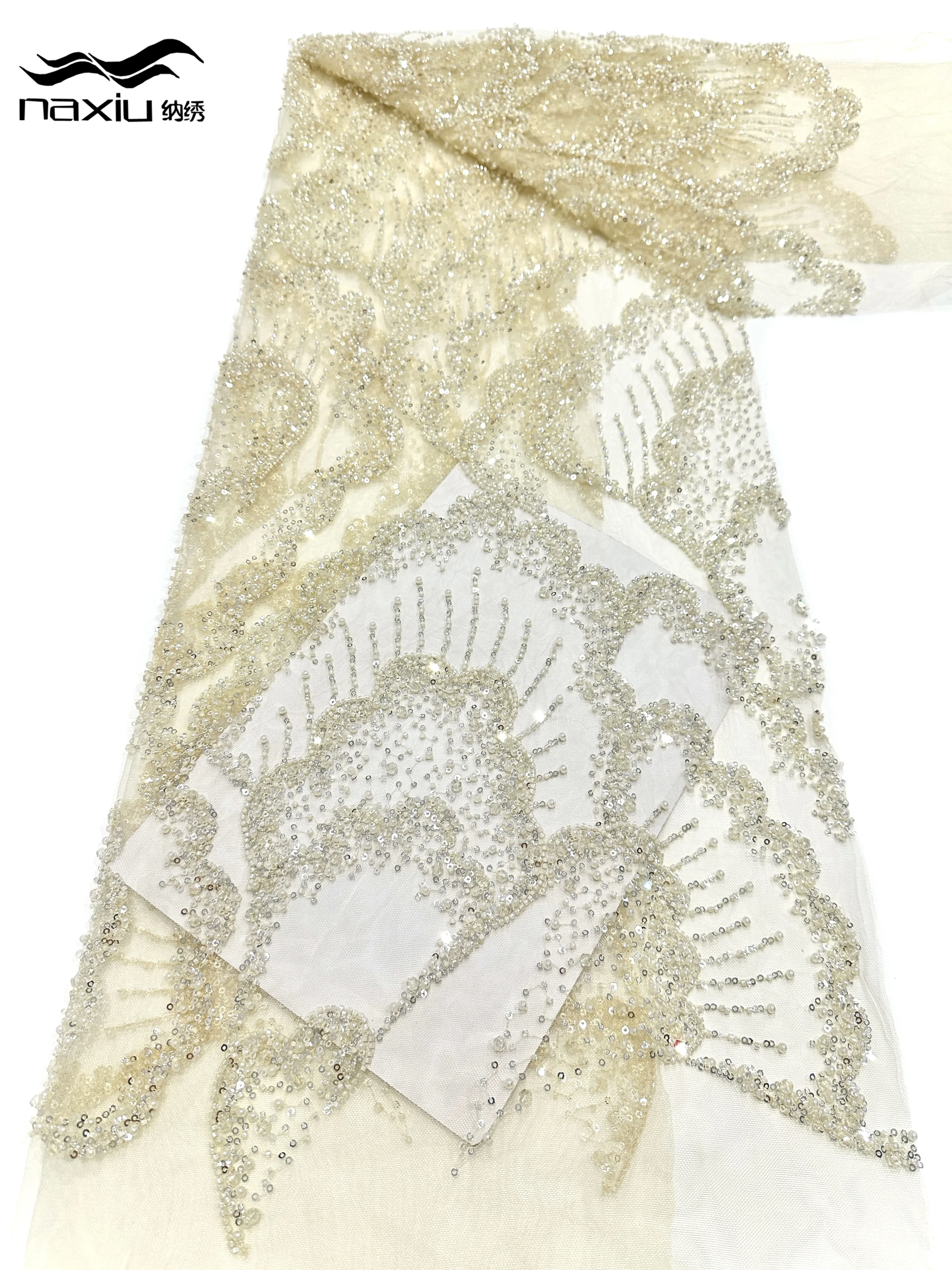 ماديسون الأفريقي الخرز الثقيل أقمشة الدانتيل 2025 جودة عالية النيجيري الترتر الفرنسية تول مواد النسيج لحفل الزفاف