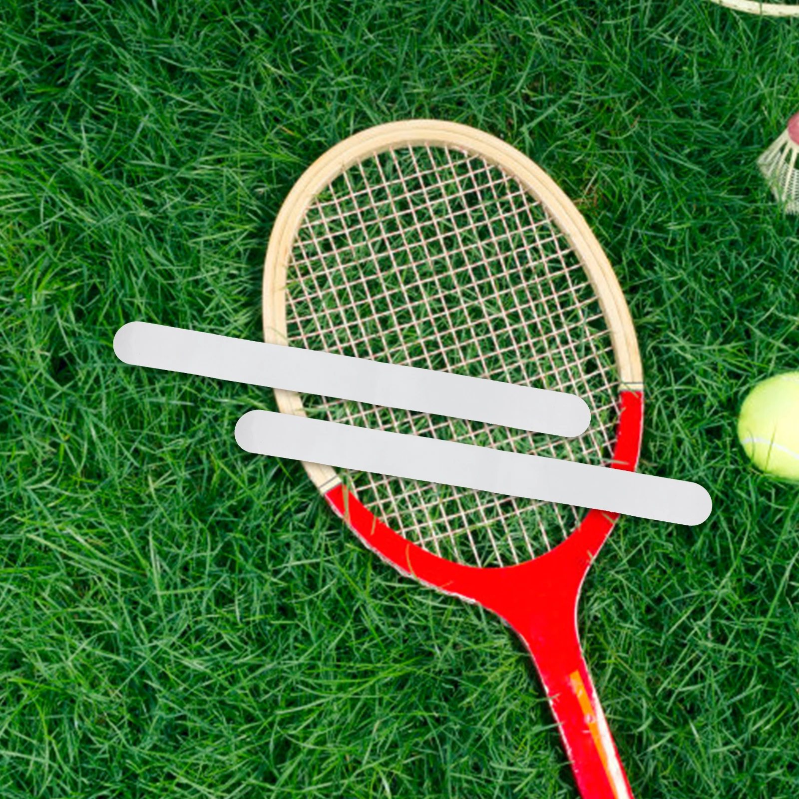 

2Pcs Weather Resistant Tpu Tennis Racket Head Tape Protection Guard Clear Portable Racket Supplies