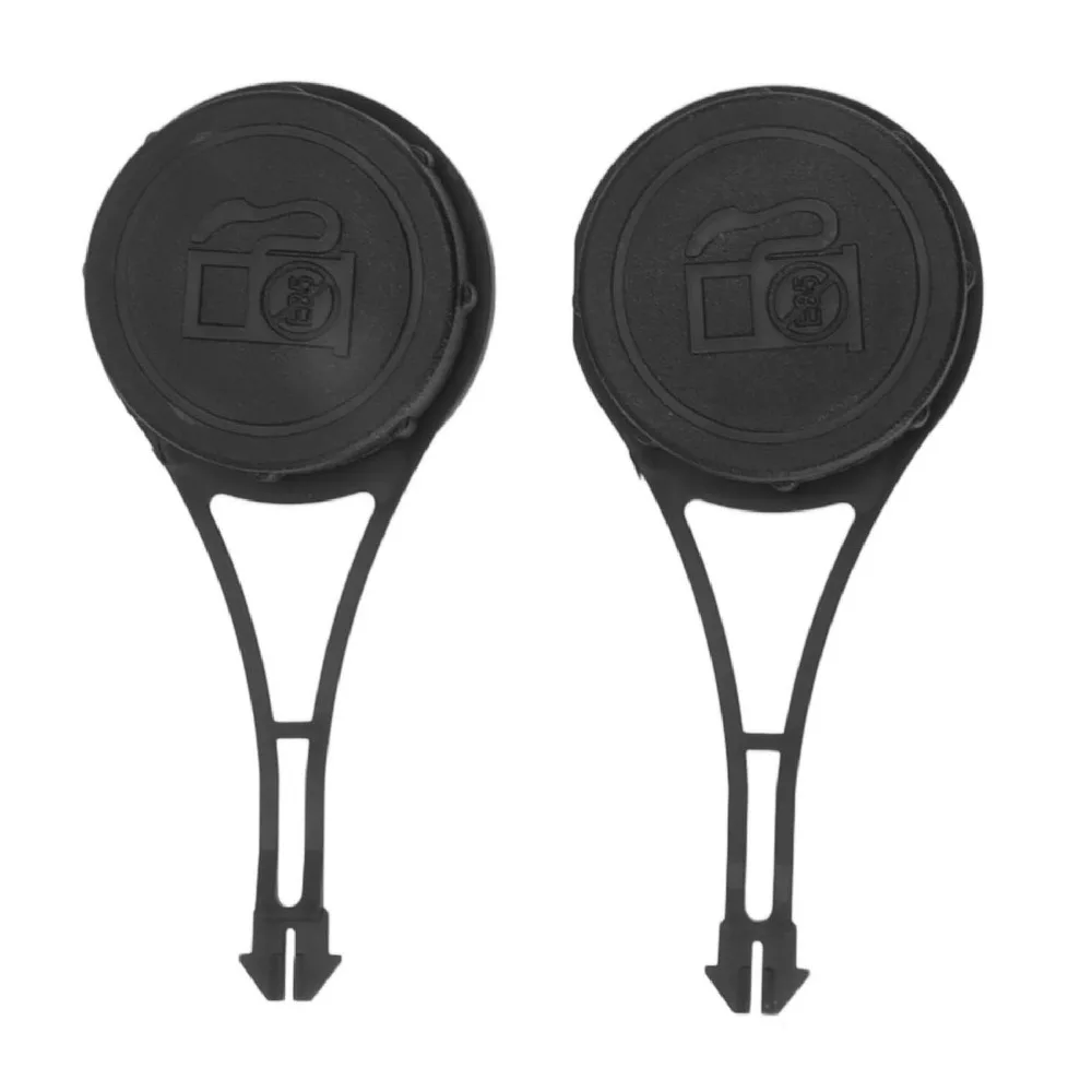 2PCS Professional Black Gas Cap Easy to Install ABS Lawn Mower Gas Cap Compact Mower Gas Cap for 550E 550EX 625E 675EX 725EX