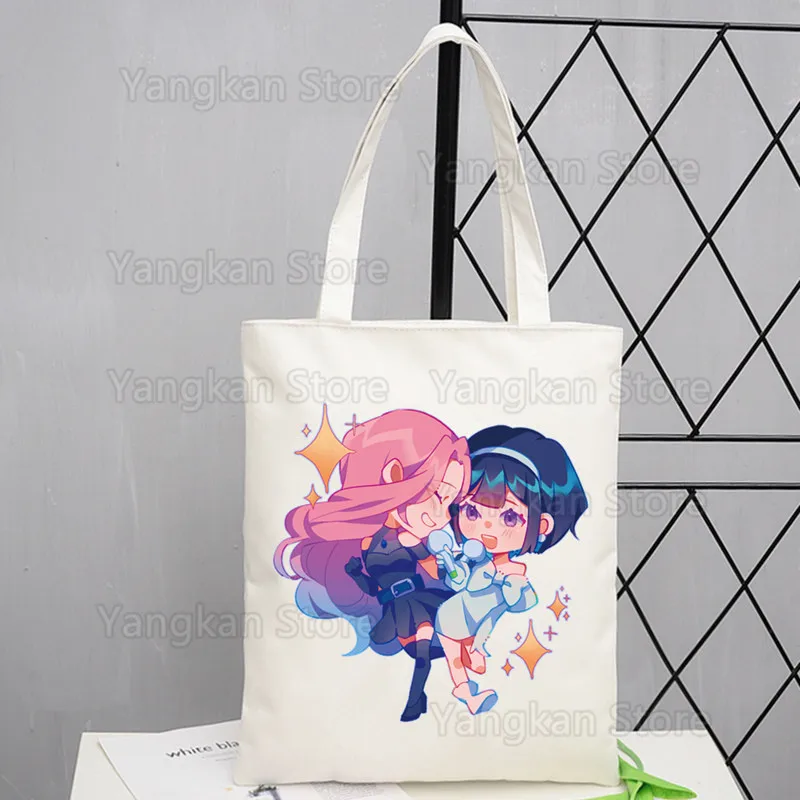 

Alien Stage Psychedelic Women Handbags Canvas Tote Shopping Bags Reusable Shopping Bag Eco Foldable