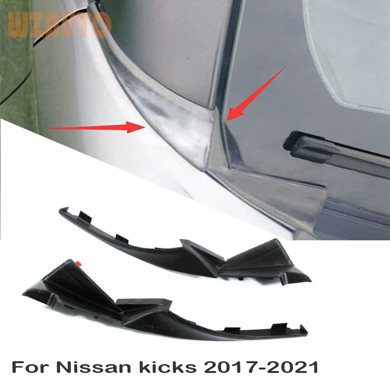 Front Windshield Wrap Corner Trim Windshield Wiper Side Trim Cover For Nissan kicks 2017 2018 2019 2020 2021