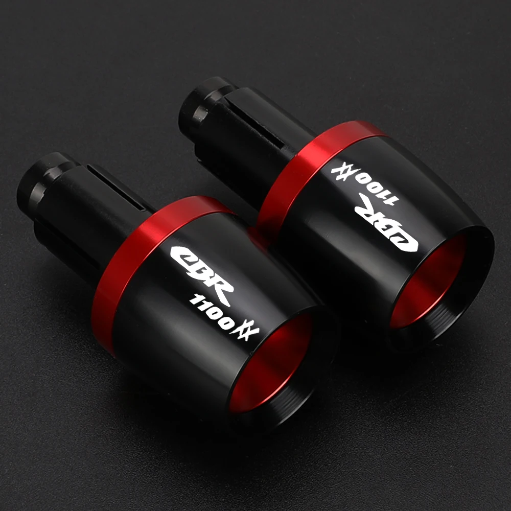 لهوندا CBR1100XX الشحرور CBR1100 XX CBR 1100 XX 1996-2007 دراجة نارية المقود القبضات بار ينتهي غطاء موازنة التوصيل الشريحة