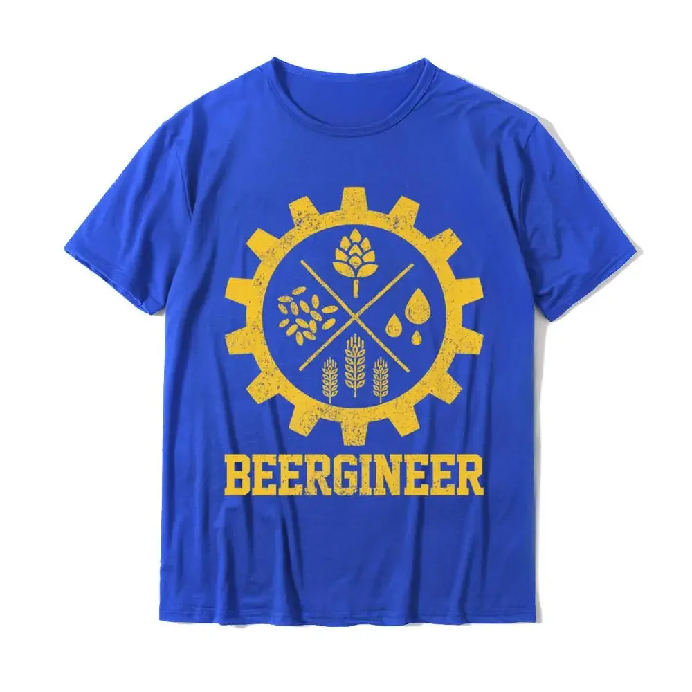 Tshirts Tops Tees Brand Cotton Fashionable Crazy Men Beergineer Homebrew Home Brewing Craft Beer Brewer Gift T-Shirt oversized