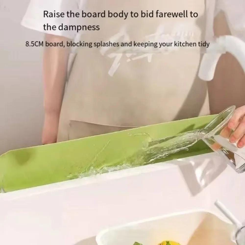 1/2 قطعة بالوعة سيليكون يربك سبلاش الحرس مع شفط كأس بركة النفط واقية المياه يربك لوحة لوازم المطبخ شاشة مقاومة للماء