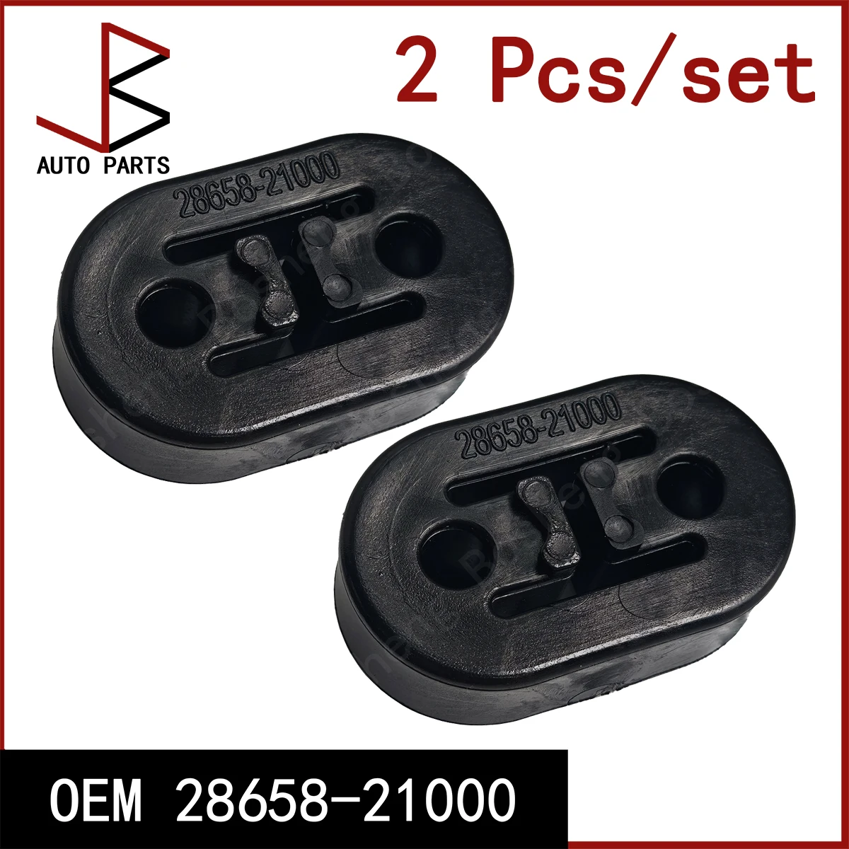 New 2 Pcs/set Exhaust System Holder for HYUNDAI ACCENT II (LC) 1.5 00-03 OEM 28658-21000 2865821000 28658 21000 28658-4A200