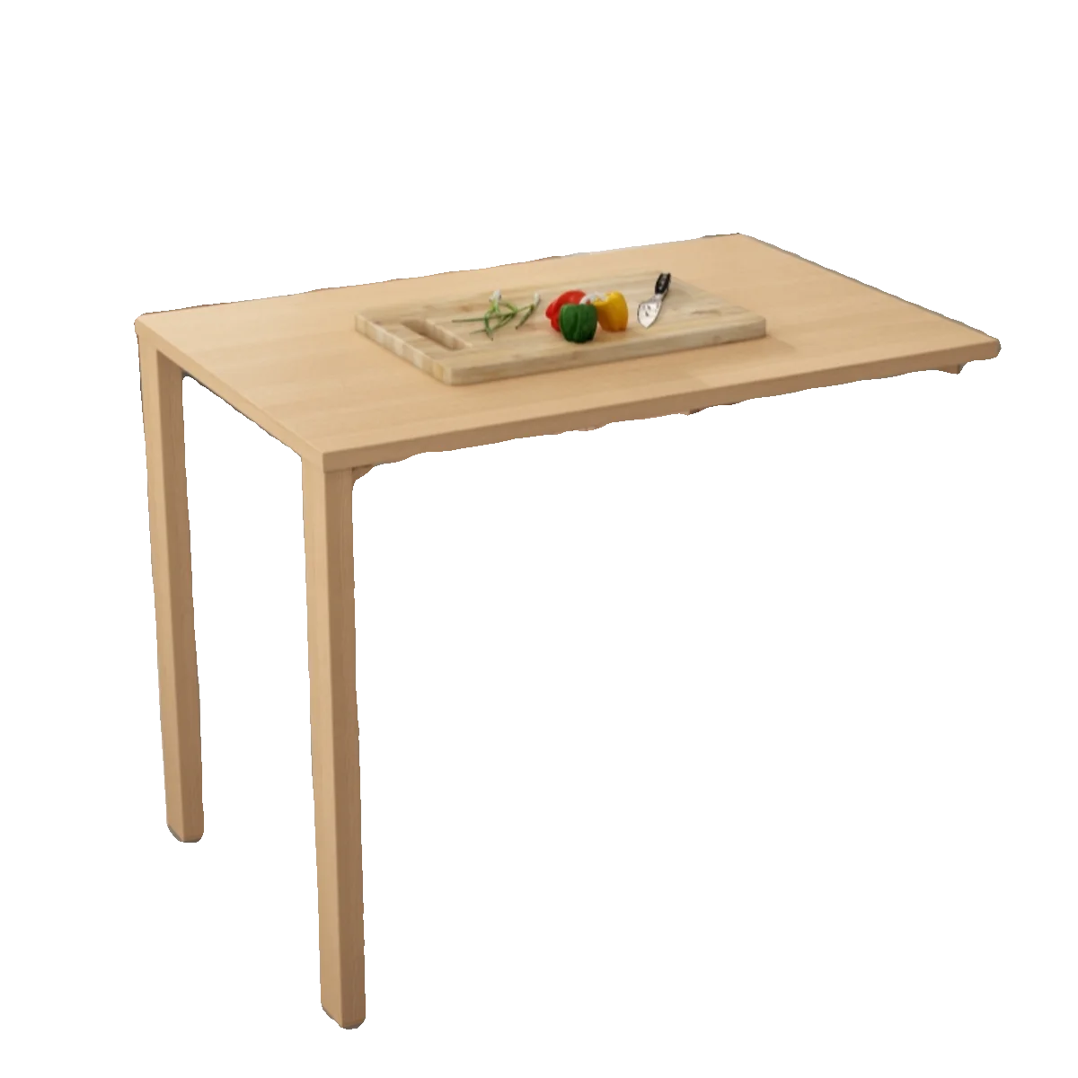 

Small household flip-down folding table, invisible table, learning against the wall, bracket simple dining table