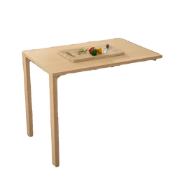 Small household flip-down folding table, invisible table, learning against the wall, bracket simple dining table