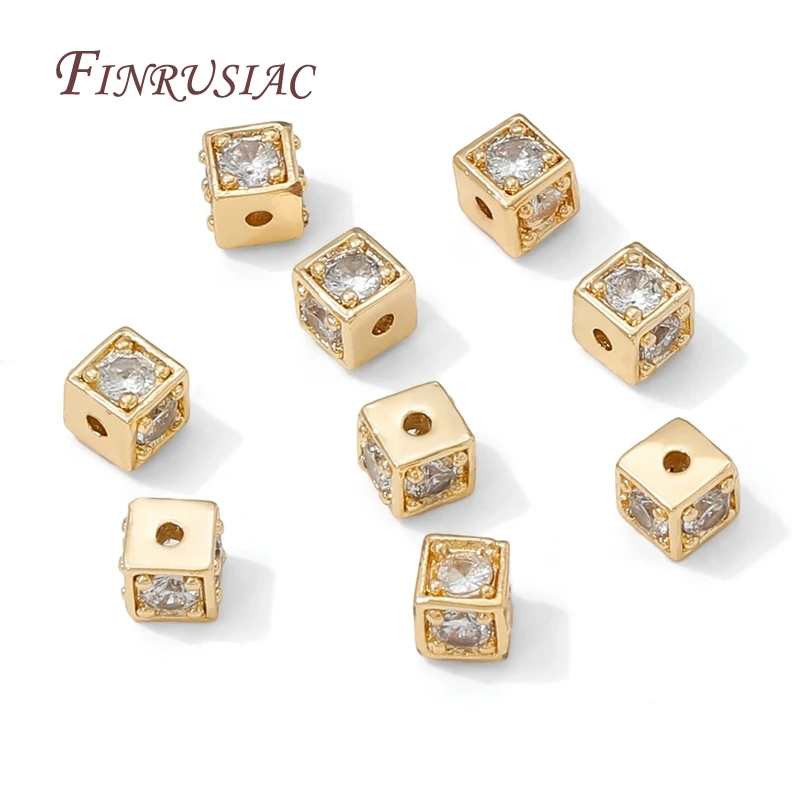 

квадратные бусины,Бусины декоративные,Спейсеры для бусин,квадратные бусины,фурнитура для бижутерии,бижутерия DIY,позолота 18K,латунь