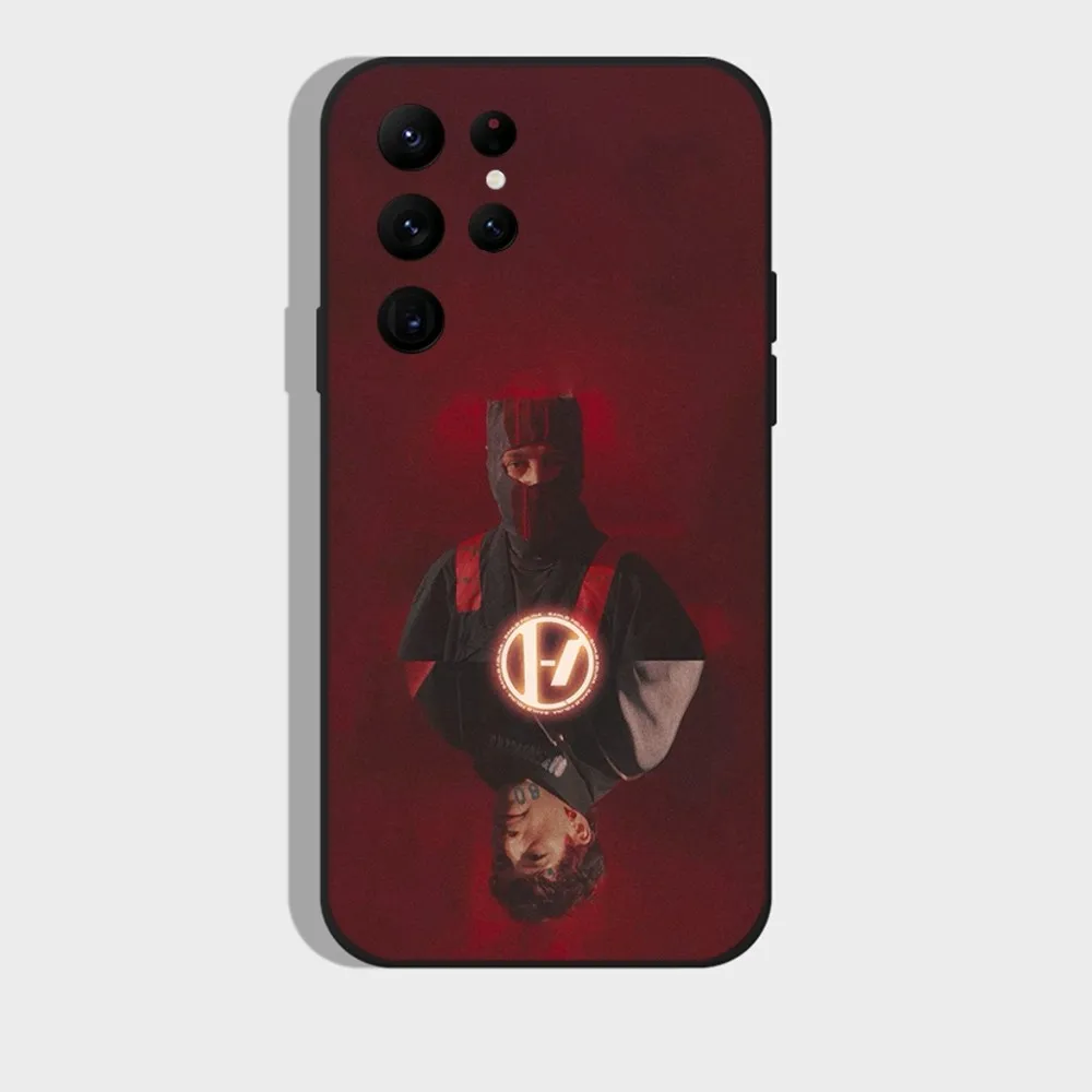 T-Twenty one pilots Phone Case for SamsungS24,S23,S22,S21,S20 Ultra Pro S10,S30Plus,20 Ultra Black Cover