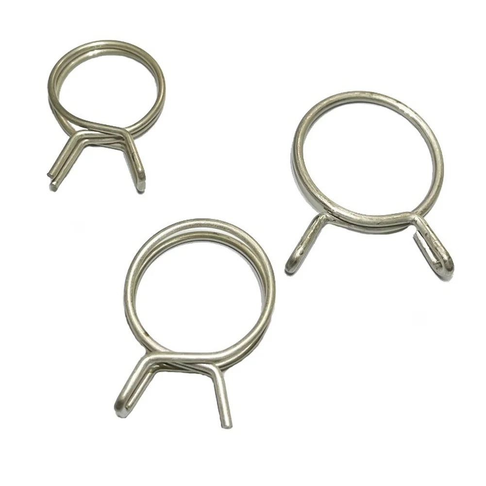 Dishwasher Drain Hose Clamp Kit for Garbage Disposal Connection Reinforced Rubber Standard 9 1.5cm Black White