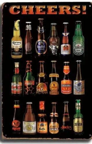BEER METAL TIN SIGN 