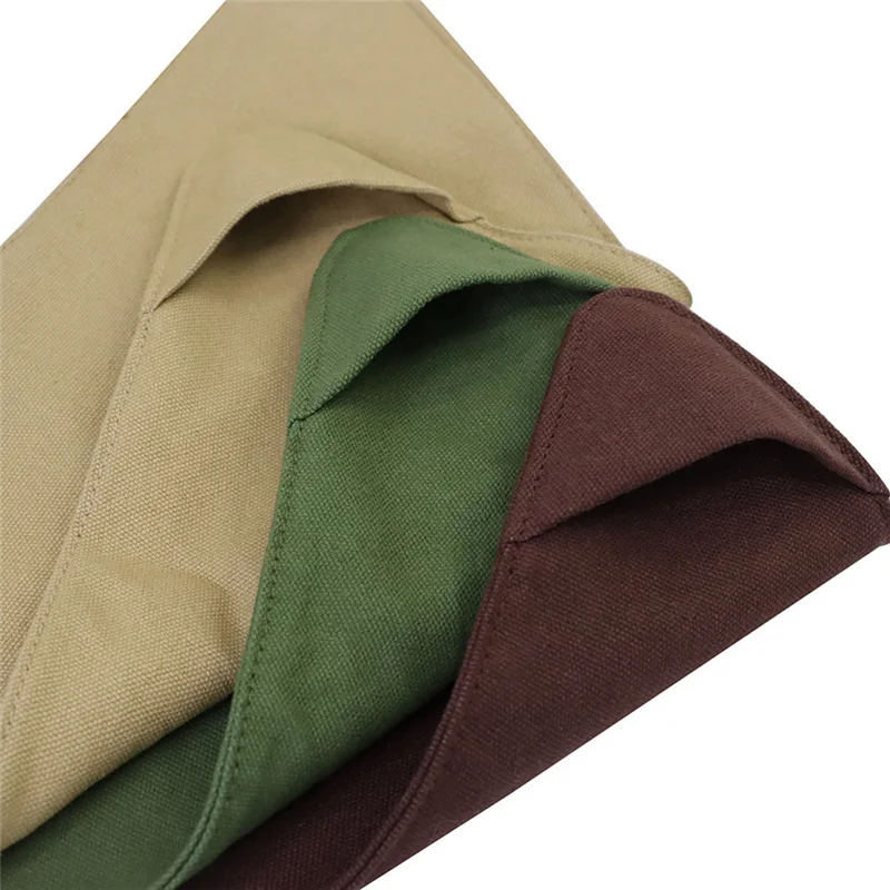 ABLU-Portable Folding Tripod Camping Stool Waterproof Canvas Outdoor Fishing Slacker Chair Fabric Cover