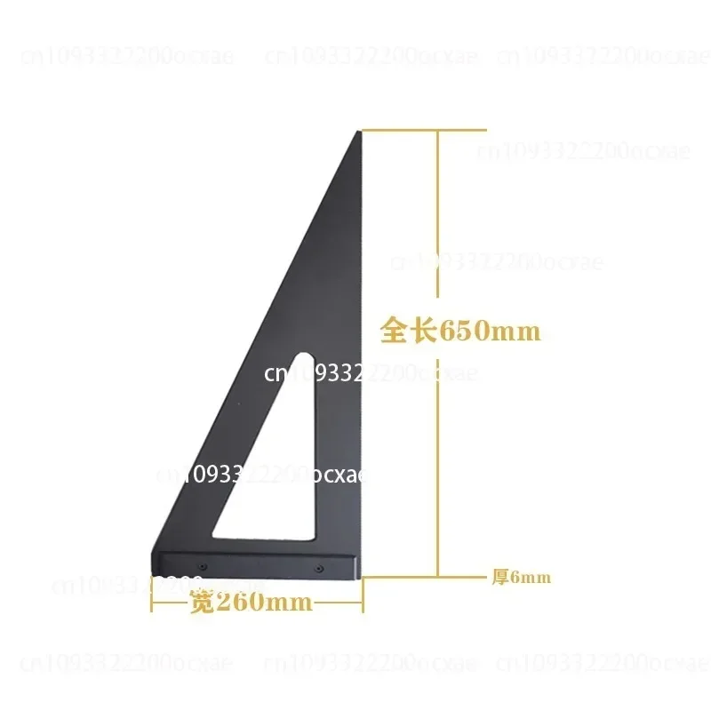 

650 Triangular Bakelite Ruler Glass Cutting Tool R-shaped Glass Cutting Ruler Vertical Angle Ruler