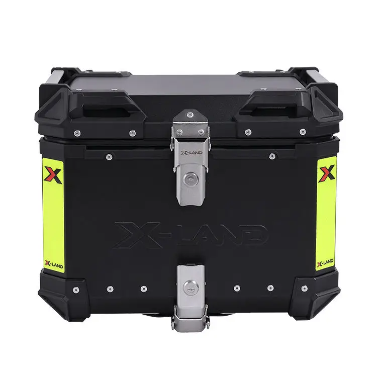 

55L Cajuela Para Moto Motorcycles Top Motorbike Trunk Aluminium Alloy Motorcycle Tail Boxes 55l