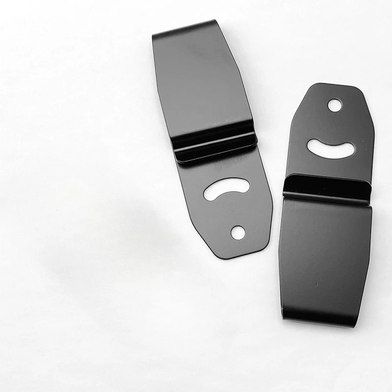 Kydex Sheath Waist & Back Clip, Stainless Steel Pocket Carrying Clips, Practical Replacement Accessories for Knife Sheaths