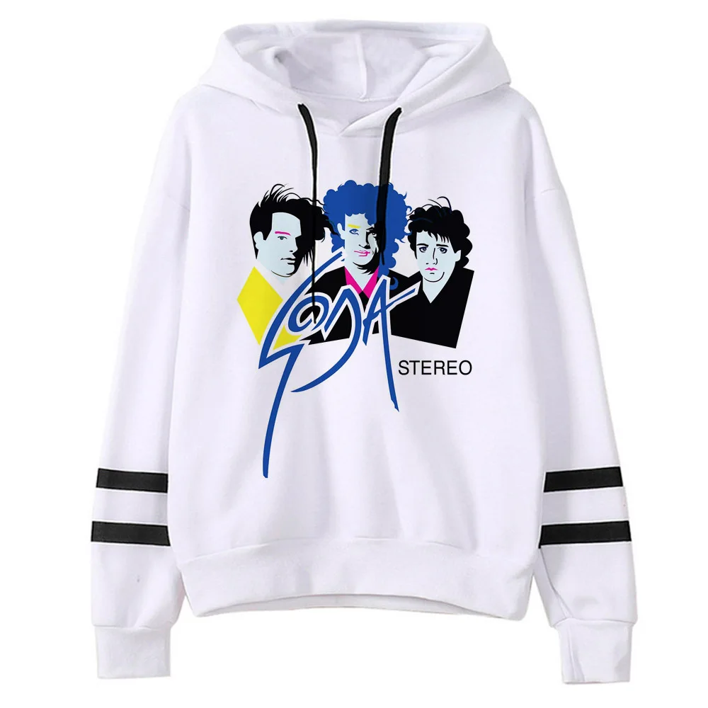 Soda Stereo hoodie streetwear comfortable casual wear elegant comic kawaii teen sweatshirts pullover funny trendy