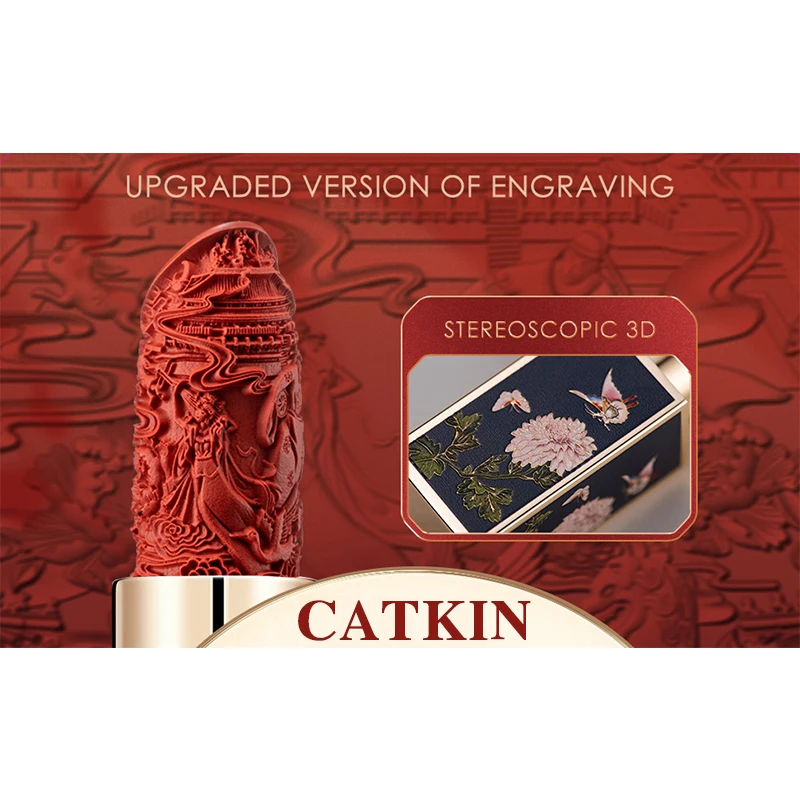 CATKIN Makeup Velvet Matte Lipstick, Hydrating Satin Long Lasting lipstick with Smooth and Creamy Texture, 3.6g