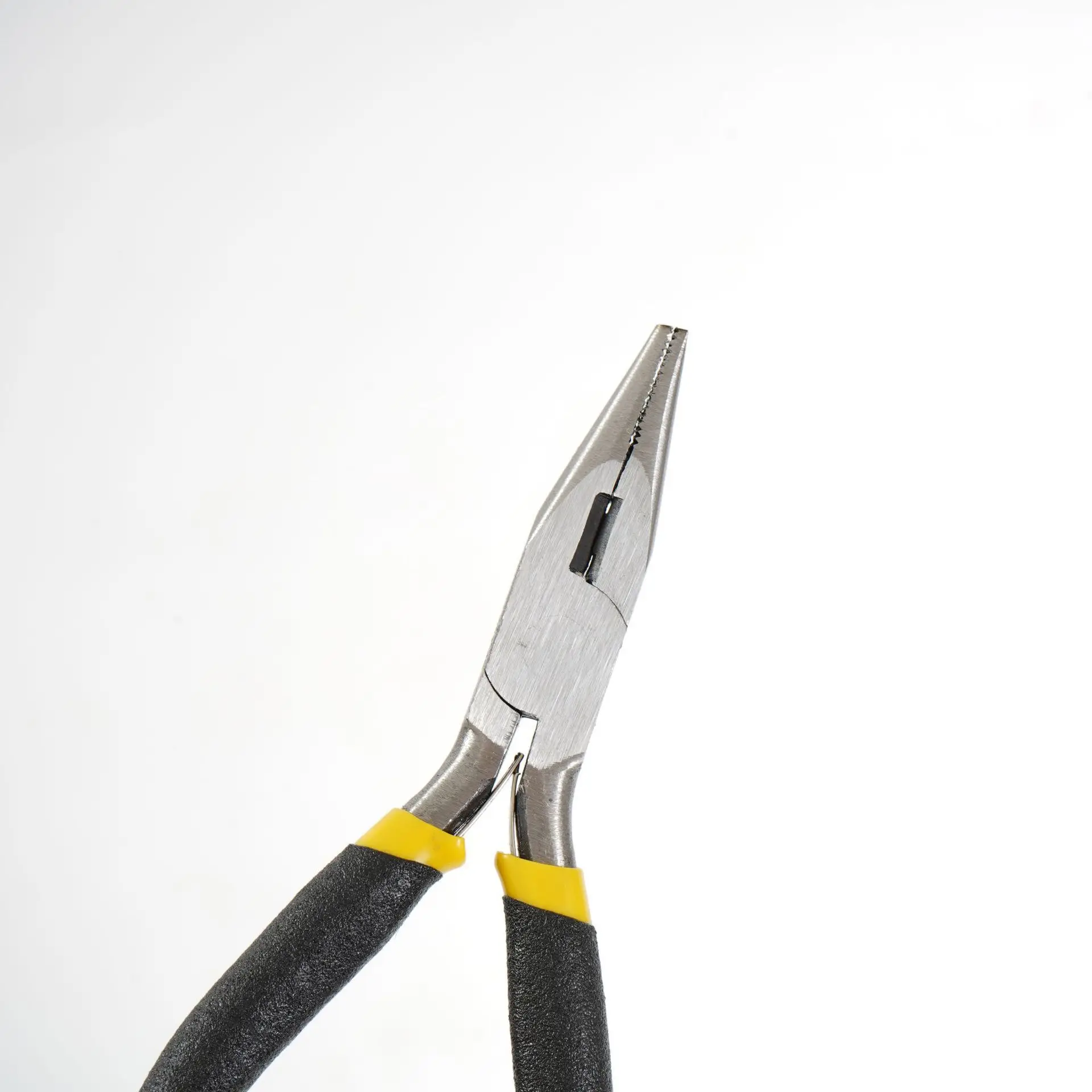 1Pcs Light Weight Portable Carbon Steel Forging Jewellery Pliers Durable Mini Hand Tools with round Flat Long Nose for Crafting
