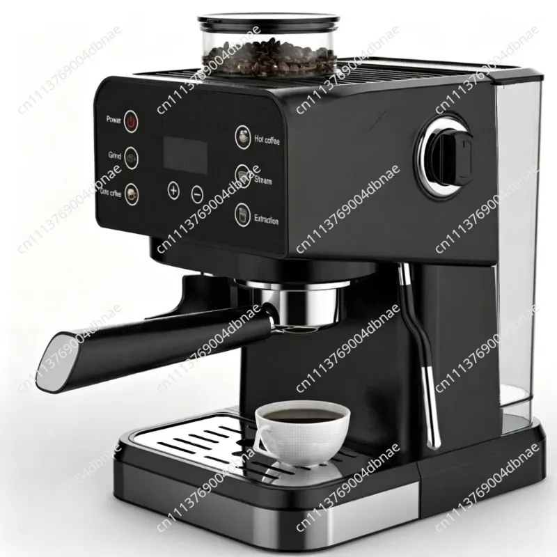 Espresso machine press semi-automatic high-pressure extraction cross-border home condensed milk foam with grinding