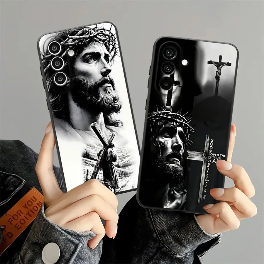Case for Samsung Galaxy A57 A15 A52 A36 A06 A55 A25 A16 A05 A37 A23 A53 A17 A73 A51 Phone Cover A50 A41 A13 A70 A12 Monochrome