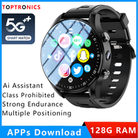 2024 NEW 4G/5G SIM Card Smartwatch Men Women 128G 64G Memory HD Camera GPS Location APP Download IP67 Waterproof Smart Watch