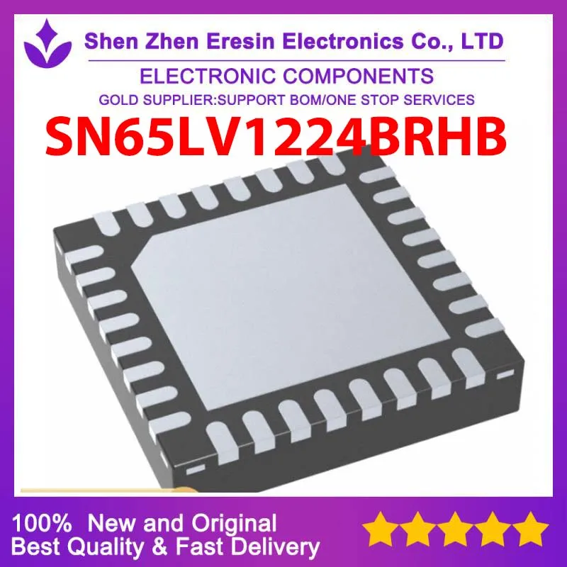 Free shipping    5PCS/LOT   SN65LV1224BRHB QFN32    New and original