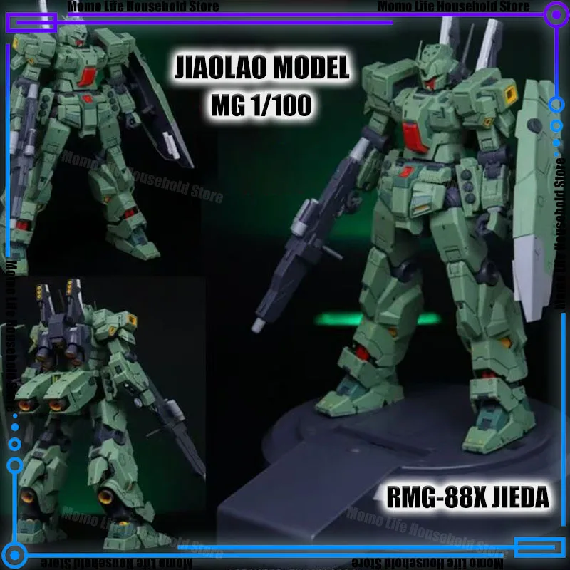 

New Plamo-Loving Alien 1/100 Mg Rgm-88x Jeda Assembly Model Kits Plastic Skeleton Anime Action Figure Robot Plastic Model Toys