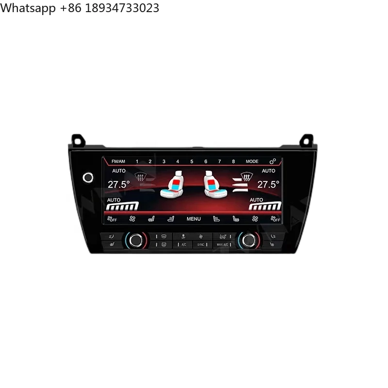 For BMW 5 Series 2011-2017 Original Car Button air Conditioning Modification Upgrade Intelligent Voice Control Display