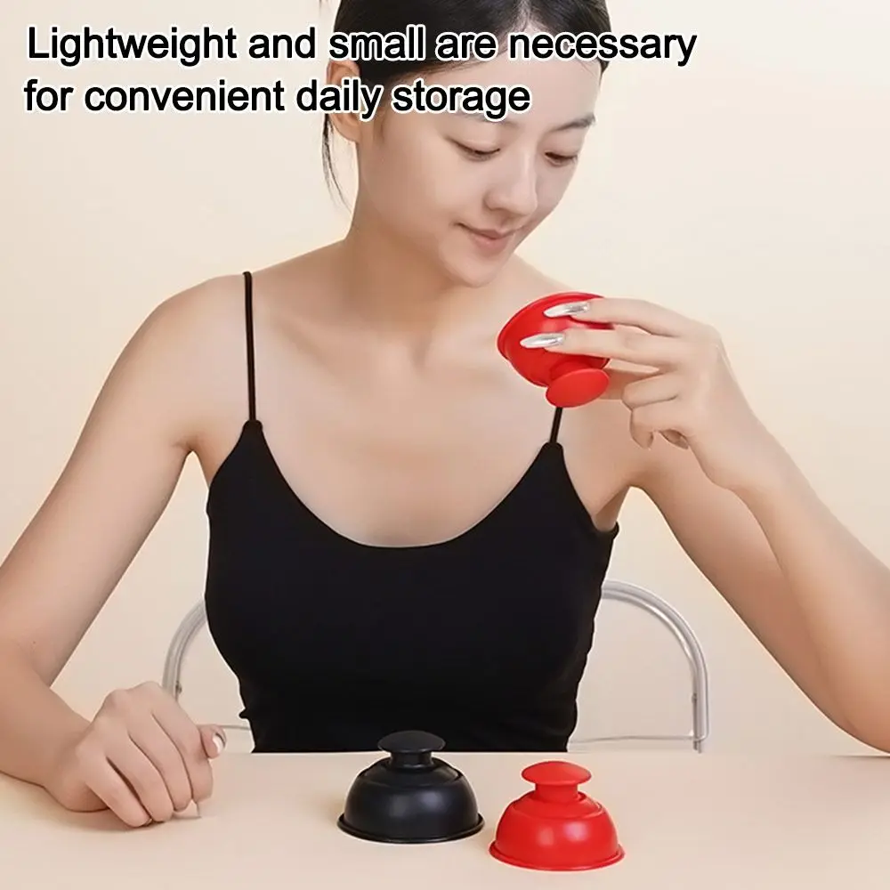 

Portable Silicone Vacuum Cupping Anti Cellulite Scraping Silicone Cupper Press Type Face Sucker Slimming Jar