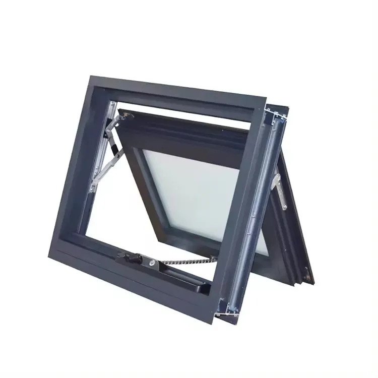 Australia Standard Aluminium Profile Design Burglar Proof Top Hung Glass Outswing Awning Windows For House