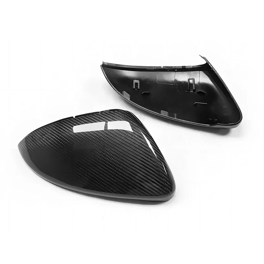 Replacement Rearview Side Mirror Covers Cap For Ford Mustang  American Version Carbon Fiber Shell With Turn Signal