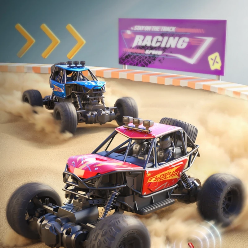 سيارة Monster Bigfoot Off - Road 4WD للتحكم عن بعد مع جهاز تحكم عن بعد 2.4G، مصممة لمغامرات الطرق الوعرة، شاحنة مثالية