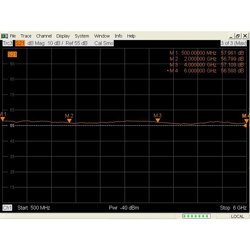 0.5-6GHz 55dB 33dBm SMA Female RF Ultra-wideband P/L/S/C Band Power Amplifier