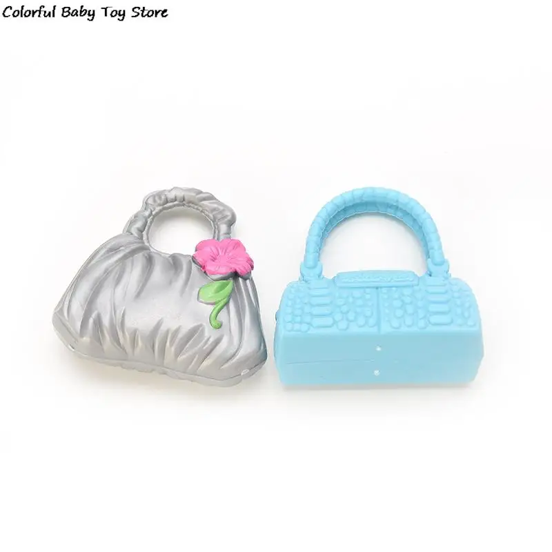 Accessori per bambola Set di gioielli di moda collana orecchino Bowknot corona scarpe borsa accessorio bambole regalo per bambini