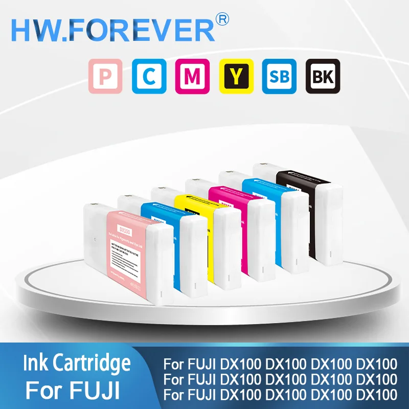 

T7811-T7816 T7812 Совместимый картридж с чип-красителем для Fujifilm Frontier-S DX-100 для принтера Fuji DX100 T7813 T7814