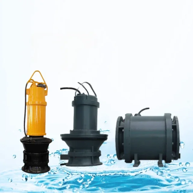 Submersible centrifugal flood river water drainage axial flow pump water turbine pump