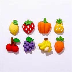 10 pz Kawaii Mini bella serie di frutta FlatBack resina cabochon decorazione casa delle bambole Scrapbooking gioielli fai da te accessori artigianali