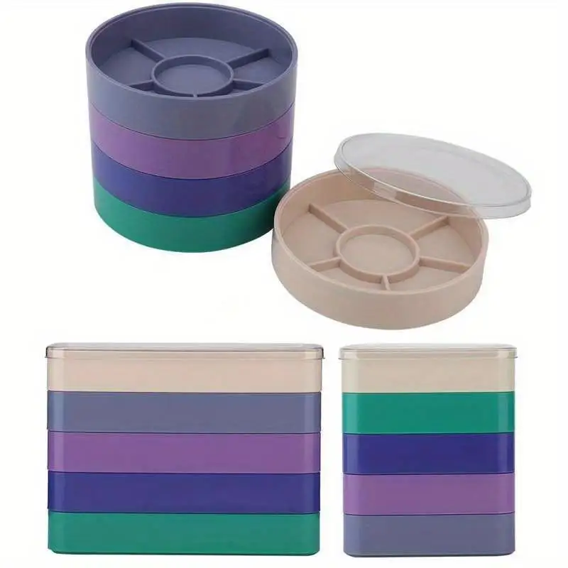 5 Layer Watch Parts Storage Box Watch Tools Screw Component Movement Hardware Case for Watchmaker Storage