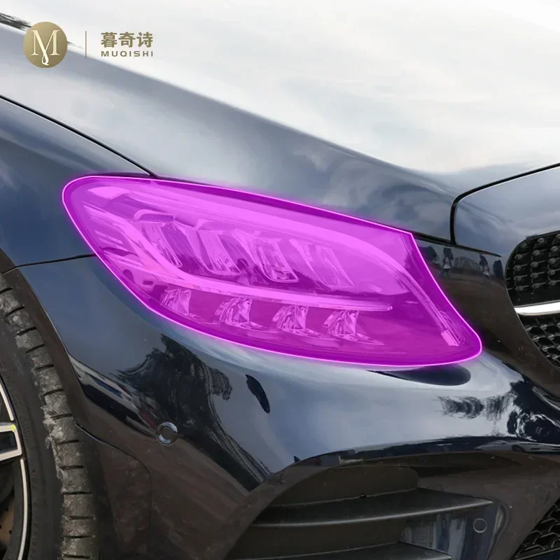 

Для Mercedes Benz Class-C W206 20-23 автомобильные внешние фары, защита от царапин, ТПУ, PPF, защитная пленка, ремонтная пленка против царапин